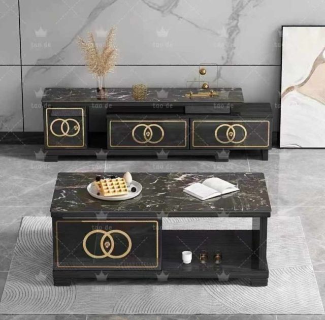 Luxurious Royal Center Table and TV Stand Console