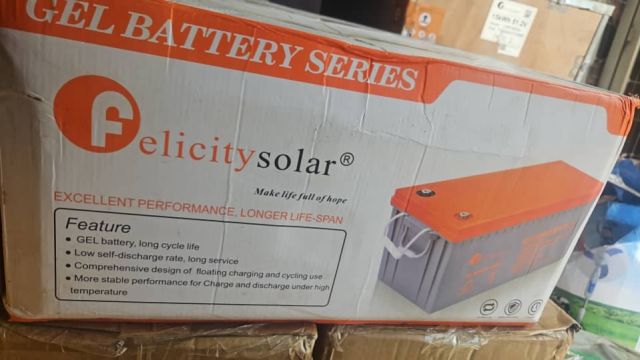 Felicity 200ah Dry Cell Inverter Battery Deep Circle Gel