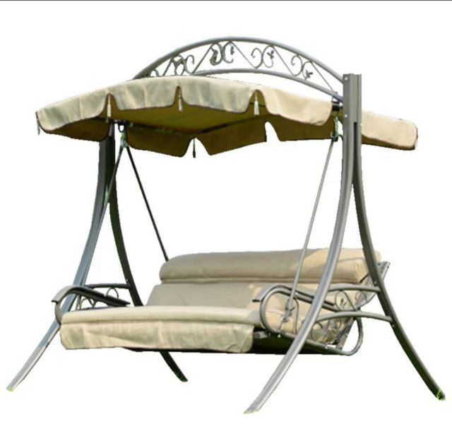 Easy assembly 3 seater outdoor/indoor adult swing chairs
